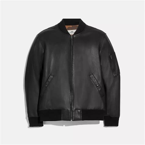 coach outlet leather jacket